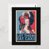 Laat ze iets eten, Cake, wat dan ook.... Briefkaart (Voorkant / Achterkant)