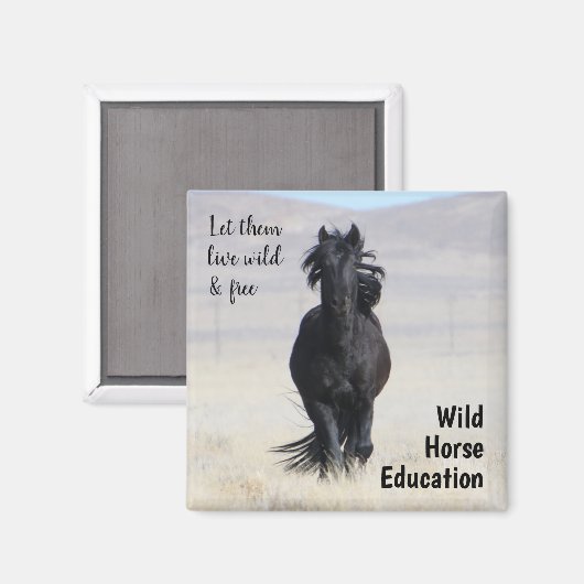 Laat ze in het wild leven en vrij magneet (Voorkant / Achterkant)