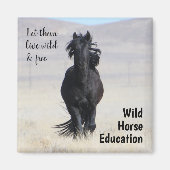 Laat ze in het wild leven en vrij magneet (Voorkant)