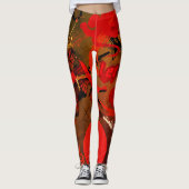 ⛈️🥷Laat ze komen, mix van krachten🥷⛈️ Leggings (Voorkant)