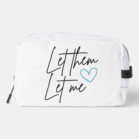 Laat ze me een toilettas geven toilettasje (Achterkant)