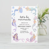 Laat ze meerminnen zijn kaart (Staand voorkant)