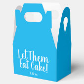 Laat ze met het eten van een Cake Wedding naar hui Bedankdoosjes (Geopend)