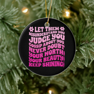 Laat ze misverstaan dat je een oordeel velt over keramisch ornament