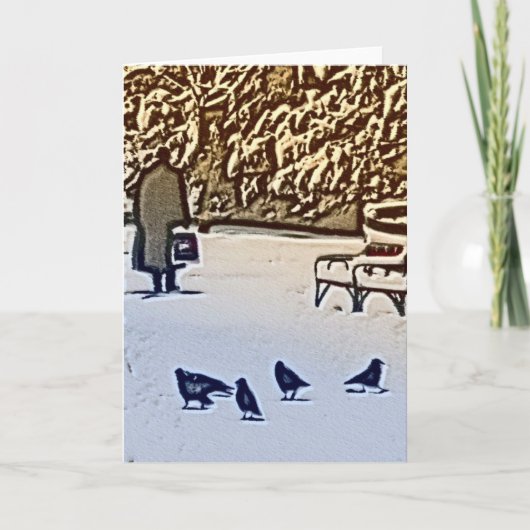 Laat ze niet alleen feestdagen kaart (Voorkant)