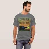 Laat ze nooit je bubbel breken t-shirt (Voorkant volledig)