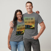 Laat ze nooit je bubbel breken t-shirt (Unisex)