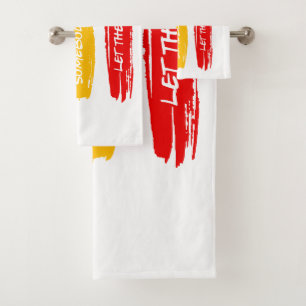 Laat ze slapen bad handdoek