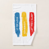 Laat ze slapen bad handdoek (Handdoek)