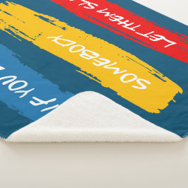 Laat ze slapen sherpa deken