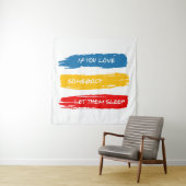 Laat ze slapen wandkleed (In situ)