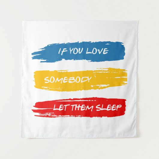 Laat ze slapen wandkleed (Voorkant)