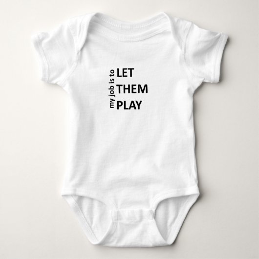 Laat ze spelen t-shirt (Voorkant)