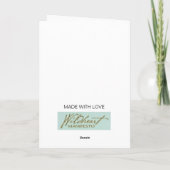 Laat ze staren feestdagen kaart (Achterkant)