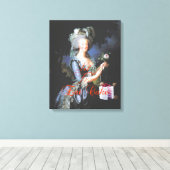 Laat ze taart canvas wrap eten afdruk (Insitu (Houten vloer))