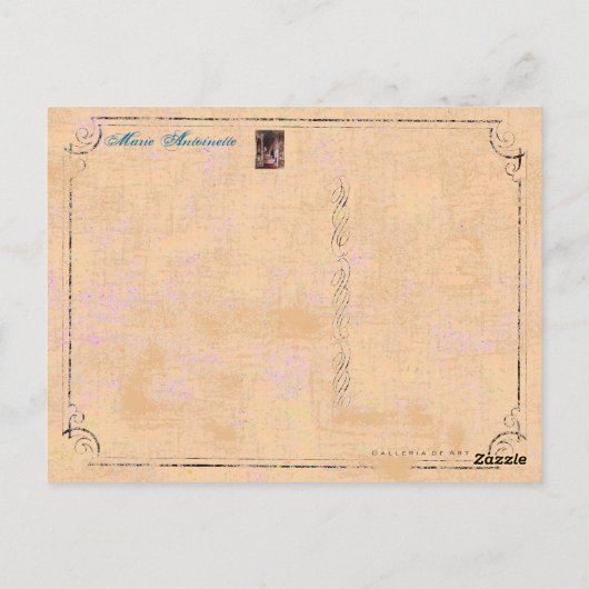 Laat ze taart eten - Briefkaart (Achterkant)