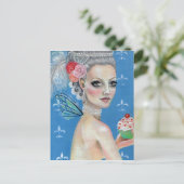 Laat ze taart eten briefkaart (Staand voorkant)