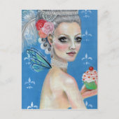 Laat ze taart eten briefkaart (Voorkant)