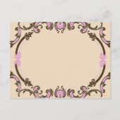 Laat ze taart eten - Briefkaart / Uitnodigingen /  (Achterkant)