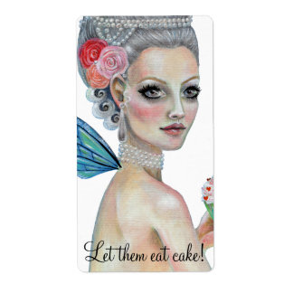 Laat ze taart eten! etiket