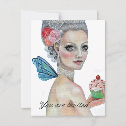 Laat ze taart eten kaart (Voorkant)