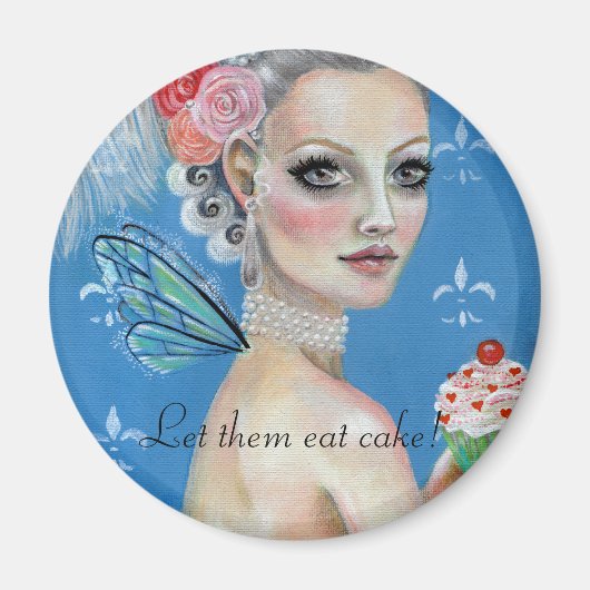 Laat ze taart eten magneet (Voorkant)