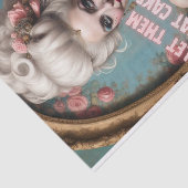 Laat ze taart eten Marie Antoinette Decoupage papi Tissuepapier (Detail)