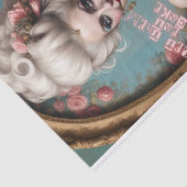 Laat ze taart eten Marie Antoinette Decoupage papi Tissuepapier (Detail)