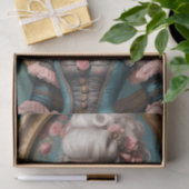 Laat ze taart eten Marie Antoinette Decoupage papi Tissuepapier (Geschenk)