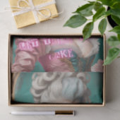 Laat ze taart eten Marie Antoinette Decoupage papi Tissuepapier (Geschenk)