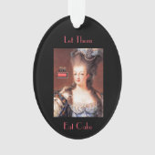 Laat ze taart eten Marie Antoinette Ornament (voorkant)