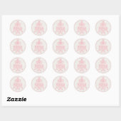 Laat ze taart eten Sticker - Roze (Vel)