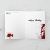 'Laat ze taart eten' Verjaardag Kaart (Binnen)