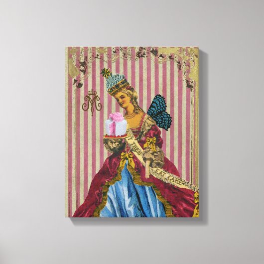 Laat ze Taart GROOTTE & STIJL OPTIES - Canvas Afdruk (Voorkant)