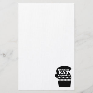 Laat ze taarten eten briefpapier