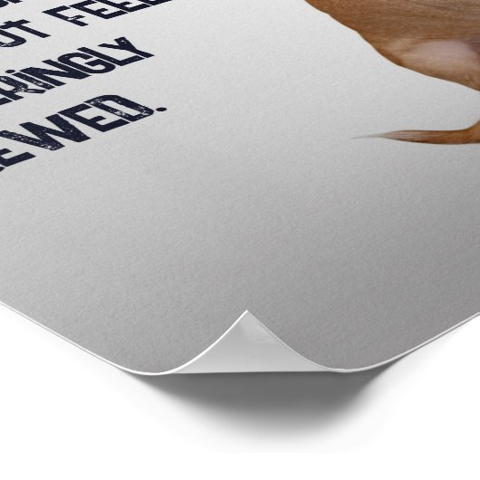 Laat ze zich opvallend verdoezelend voelen. poster (Hoek)