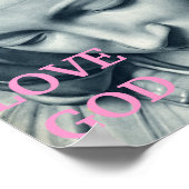 LAAT ZIJN GOD BEHOUDEN EN LAAT ZIJN ZACHTLICHT UW  POSTER (Hoek)