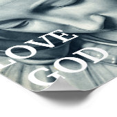 LAAT ZIJN GOD BEHOUDEN EN LAAT ZIJN ZACHTLICHT UW  POSTER (Hoek)