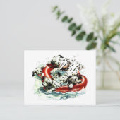 Laat zwemmen briefkaart (Staand voorkant)