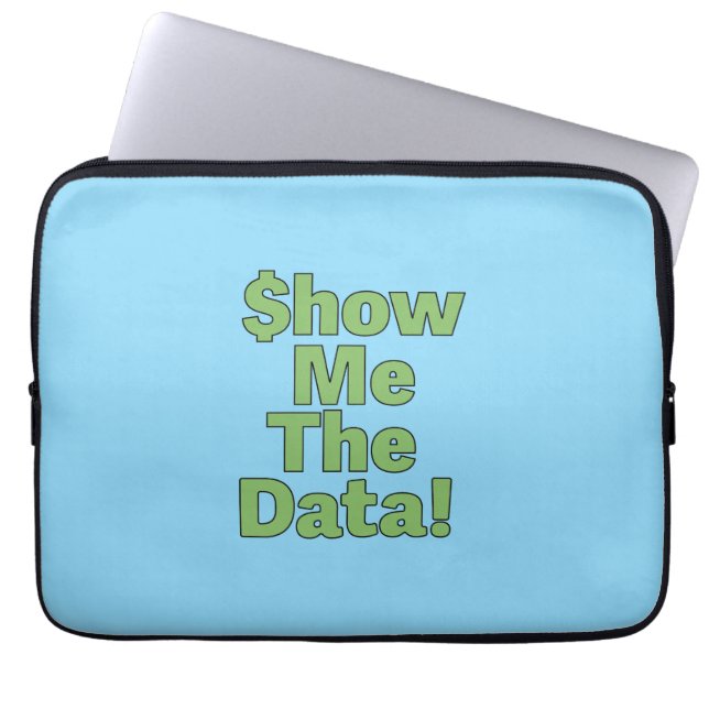 $LaatMeDeDataZien! Laptop Sleeve (Voorkant)