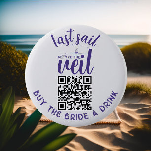 Laatst aangezicht Koop bruine Drink QR Code Nautic Ronde Button 5,7 Cm
