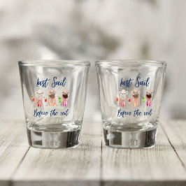 Laatst op de tribune voor de Veil Bachelorette Par Shot Glas