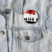 LAATST VERGETEN WE SOLDATEN MARCHEREN RONDE BUTTON 5,7 CM (In situ)