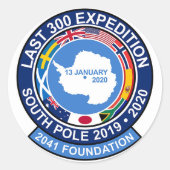 Laatste 300 Expeditie Stickers (Voorkant)