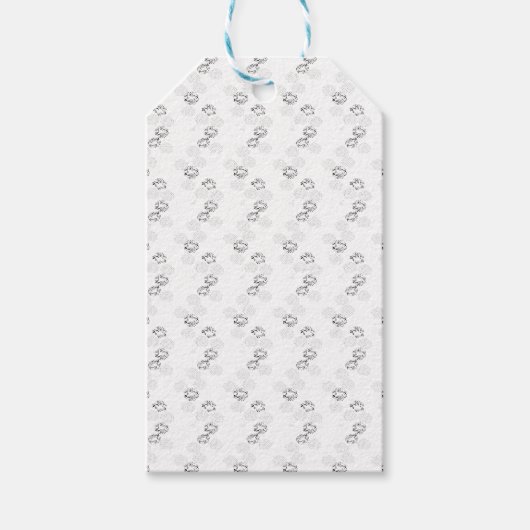 Laatste aangepaste tekst logo cadeau Labels Cadeaulabel (Voorkant)