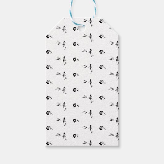 Laatste aangepaste tekst logo cadeau Labels Cadeaulabel (Voorkant)