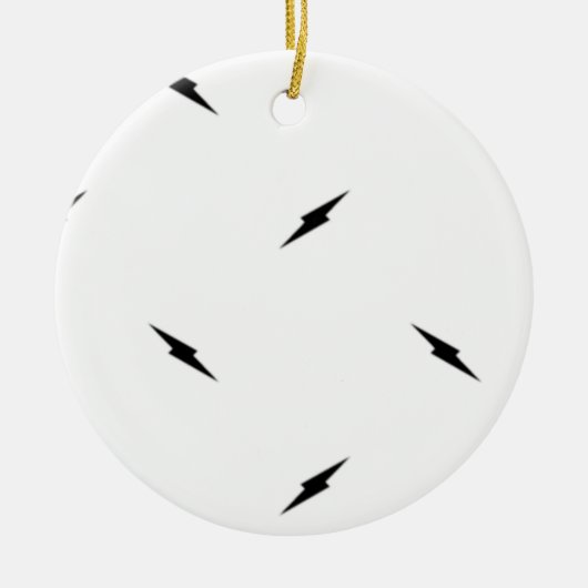 Laatste aangepaste tekst logo keramische Ornament (Voorkant)