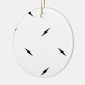 Laatste aangepaste tekst logo keramische Ornament (Links)