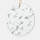 Laatste aangepaste tekst logo keramische Ornament (Links)