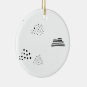 Laatste aangepaste tekst logo keramische Ornament (Rechts)